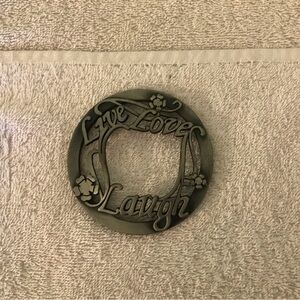 Yankee Candle Live Love Laugh Candle Topper